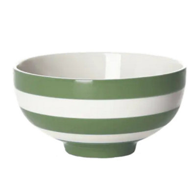 Soup Bowl: 13Cm Soup Bowl Cornishware Willow GreenCeramic from B&Q