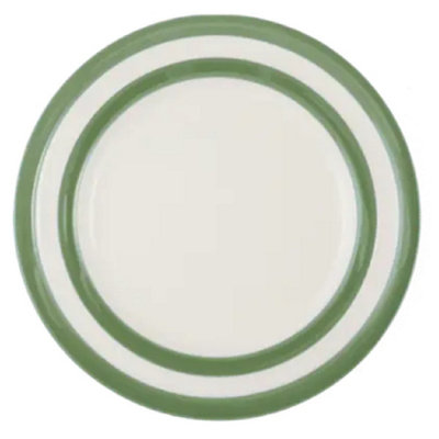 Side Plate: 1 X 17.5Cm Side Plate Cornishware Willow GreenCeramic from B&Q