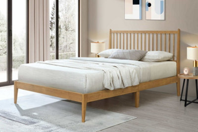B&Q -  Gabriel Wooden Bed FrameSmall Double