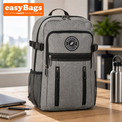 easyBags Bordlite Underseat Cabin Backpack Ryanair & Easyjet Compliant 40X20X25Cm Travel BagGrey from B&Q