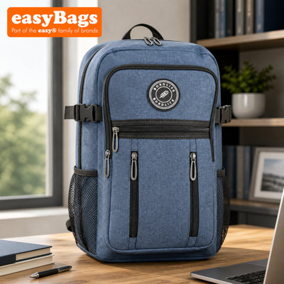 easyBags Bordlite Underseat Cabin Backpack Ryanair & Easyjet Compliant 40X20X25Cm Travel BagNavy from B&Q