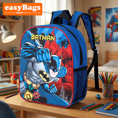 easyBags Kids Toddlers Character Rucksack School Bag And Backpack Batman from B&Q
