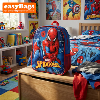 easyBags Kids Toddlers Character Rucksack School Bag And Backpack Spiderman from B&Q