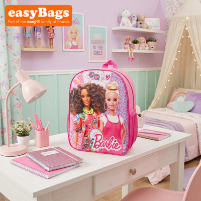 easyBags Kids Toddlers Character Rucksack School Bag And Backpack Barbie from B&Q