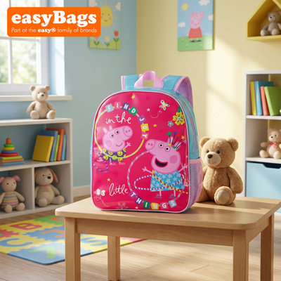easyBags Kids Toddlers Character Rucksack School Bag And Backpack Peppa from B&Q