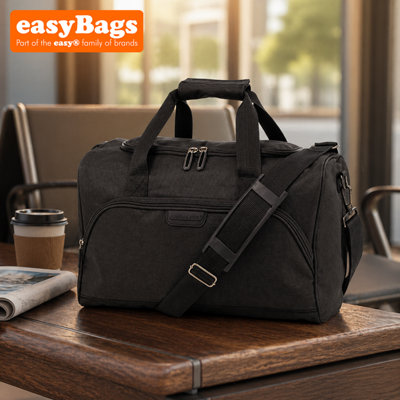 easyBags Bordlite Multifunctional Under The Seat Shoulder Hand Luggage Holdall Bag40X20X25CmBlack from B&Q