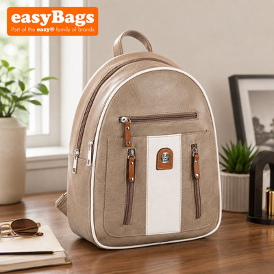 easyBags Travel Rucksack KhakiDurable And Lightweight Everyday Backpack from B&Q
