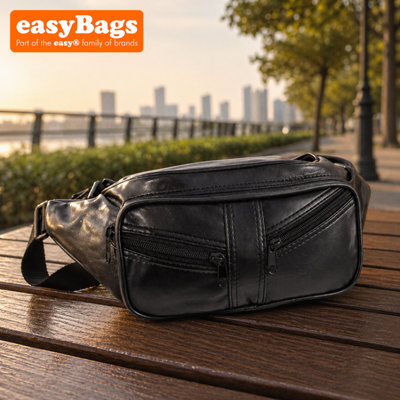 easyBags The Classic Leather Bumbag Secure And Hands-Free from B&Q