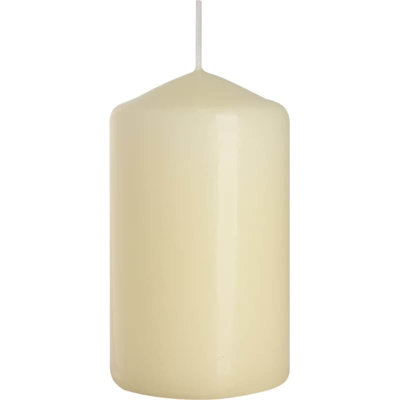  - Ivory Pillar Candle 60X100mm Decorative Unscented Wax Candle
