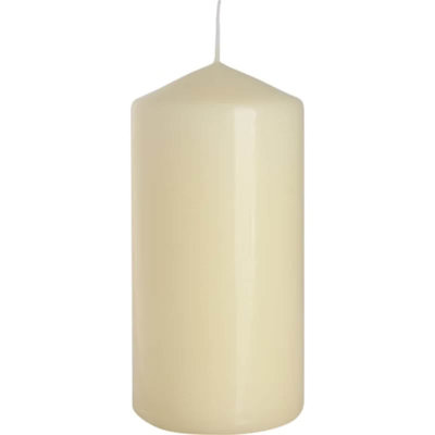  - Ivory Pillar Candle 60X120mm Decorative Unscented Wax Candle
