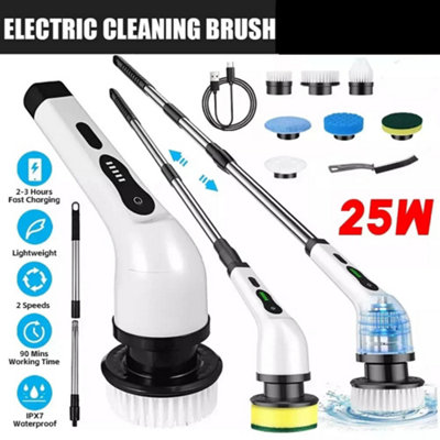  - 9 In 1 Electric Spin Scrubber Handheld Cleaning Brush Electric Scrubber Power Spin Scrubber Cord
