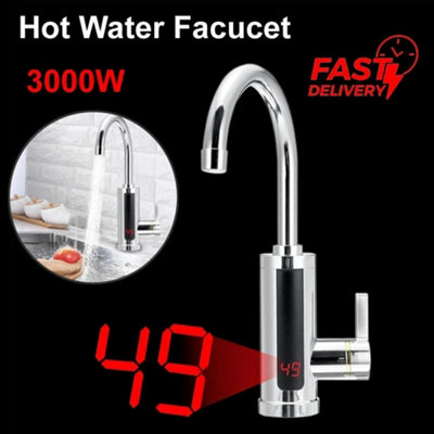  - Electric Instant Water Heater Tap  360  Rotating Hot Water Faucet