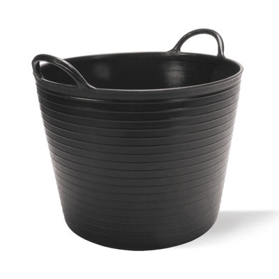 Rubi Black Plastic Flexi Tub Trug Bucket 25L88771 from B&Q