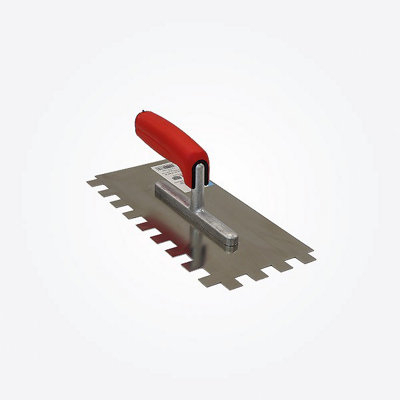 Tilers Tools Kaufmann Square Notched Smoothing Trowel 4mm Rubber Handle1703604 from B&Q
