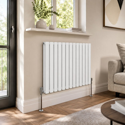 B&Q -  Designer Radiator Oval Panel Double Horizontal  600 X 780