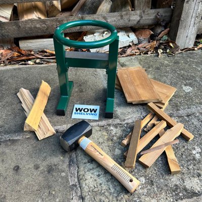  - Wow Manual Log Firewood Splitter Kindling Cracker Small