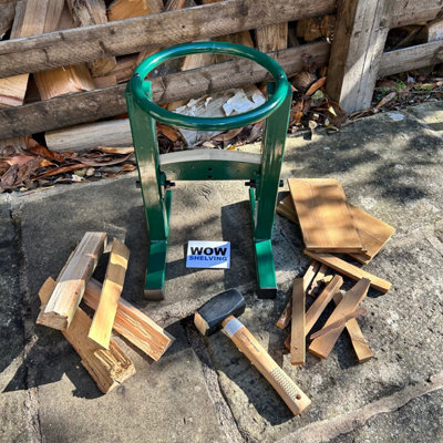  - Wow Manual Log Firewood Splitter Kindling Cracker Large