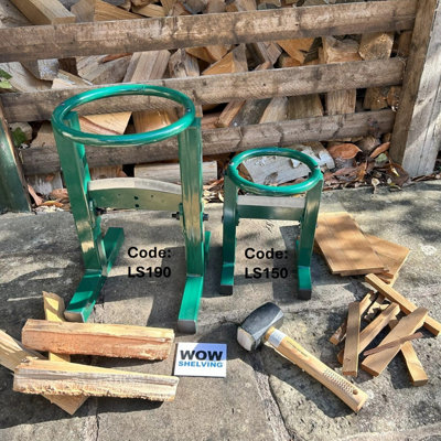  - Wow Manual Log Firewood Splitter Kindling Cracker Combo