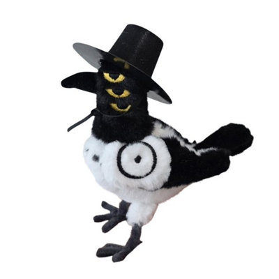 Accessotech K Pop Demon Hunters Inspired Bird Plush Toy 20Cm Soft Stuffed Character Doll Collectable Gift For Fans