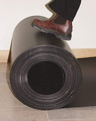 Floorguard Heavy Duty Floor Protection Roll 1M X 50M (50M² Coverage) Non-Adhesive Temporary Floor Covering Includes 2 Low Tack from B&Q