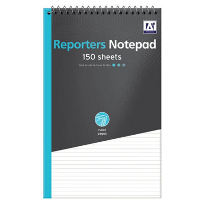 Anker Reporters Notebook - 150 Sheets - Multi-Purpose Note Book - Compact Notepad For Notes - Meetings - Work & Everyday Writing