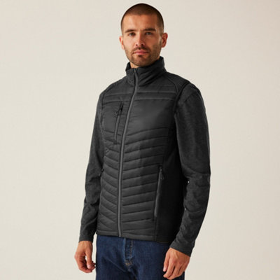 Regatta Professional Mens Navigate Hybird Bodywarmer Black from B&Q