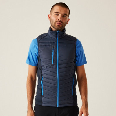 Regatta Professional Mens Navigate Hybird Bodywarmer Blue from B&Q