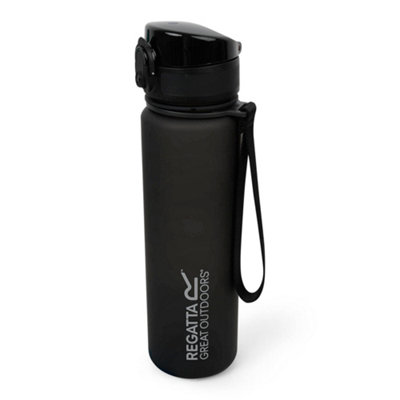 Regatta 0.6 Litre Tritan Flip Lid Bottle Black - Image 7