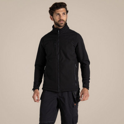Craghoppers Men's Black Whitby Softshell Workwear Jacket Size: Xxl - Image 4