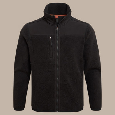 B&Q -  Morley Fleece Jacket Black Small