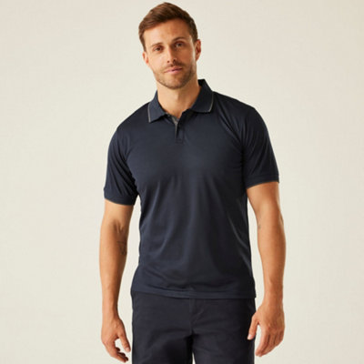 Regatta Professional Navigate Short Sleeve Polo Shirt Blue from B&Q