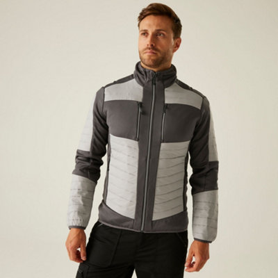 B&Q -  Professional E-Volve Thermal Hybrid Jacket Grey