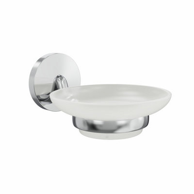 B&Q -  Soap Dish Holder Chrome
