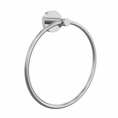 B&Q -  Towel Ring Chrome
