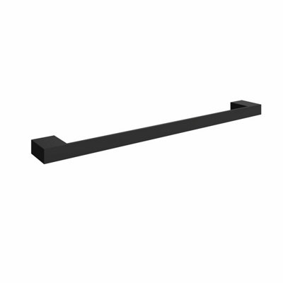 B&Q -  Towel Bar 45Cm Matt Black