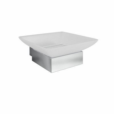 B&Q -  Soap Dish Holder Chrome