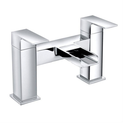 Rinse Bathrooms Modern Monobloc Bathroom Sink Mixer Faucet And Tub Filler Tap from B&Q