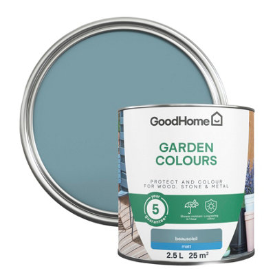 GoodHome Garden Colours Beausoleil Matt Multi-Surface Paint2.5L from B&Q