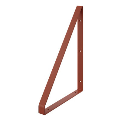 GoodHome Clever Pink Steel Shelving Bracket (H)280mm (D)200mm from B&Q