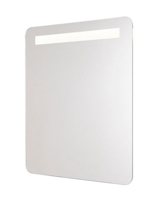 Cooke & Lewis Colwell Rectangular Wall-Mounted Bathroom & Wc Illuminated Modern Bathroom Mirror (H)70Cm (W)60Cm from B&Q