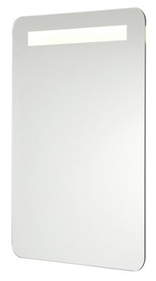 Cooke & Lewis Colwell Rectangular Wall-Mounted Bathroom Illuminated Modern Bathroom Mirror (H)70Cm (W)50Cm from B&Q