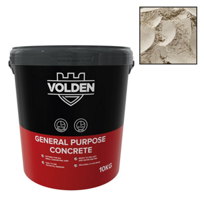 Volden General Purpose Concrete10Kg TubRequires Mixing Before Use from B&Q