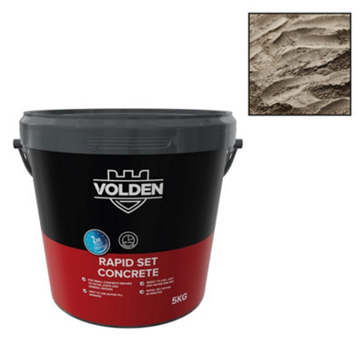 Volden Rapid Set Concrete5Kg TubRequires Mixing Before Use from B&Q