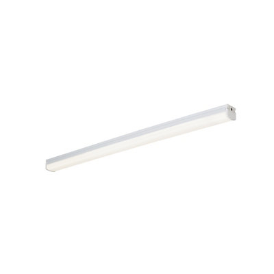 GoodHome Hovell Neutral White Integrated Led Batten 36.5W 4400Lm (L)1.2M from B&Q