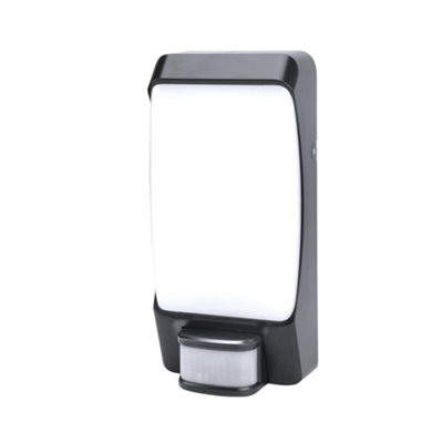 GoodHome Galeano Black Wired Led Bulkhead Light from B&Q