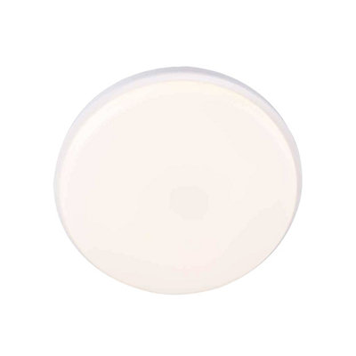 GoodHome Almagro White Wired Led Bulkhead Light (Dia) 35Cm from B&Q