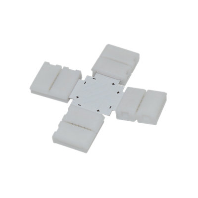 GoodHome Waldeck Surface-Mounted Strip Light Cross Connector