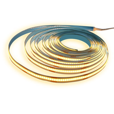 GoodHome Cacella Mains-Powered (Plug-In) Led Warm White Strip Light Ip20 2000Lm 2700K (L)5M from B&Q