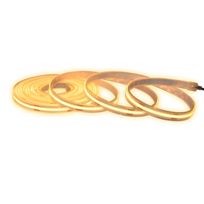 B&Q -  Cacella Mains-Powered (Plug-In) Led Warm White Strip Light Ip65 2000Lm 2700K (L)5M