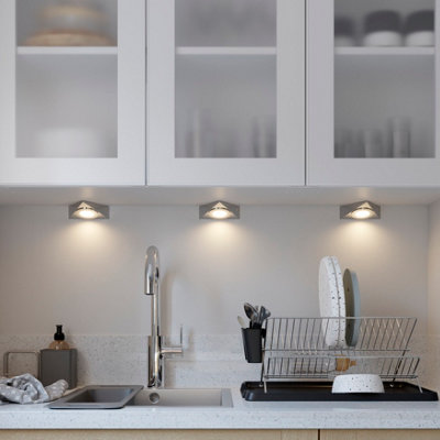 Shop cabinet lighting.